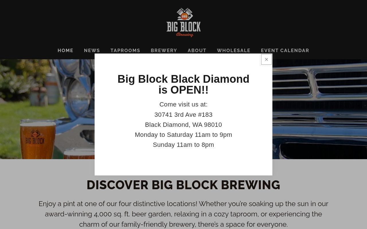 Big Block Brewing Black Diamond