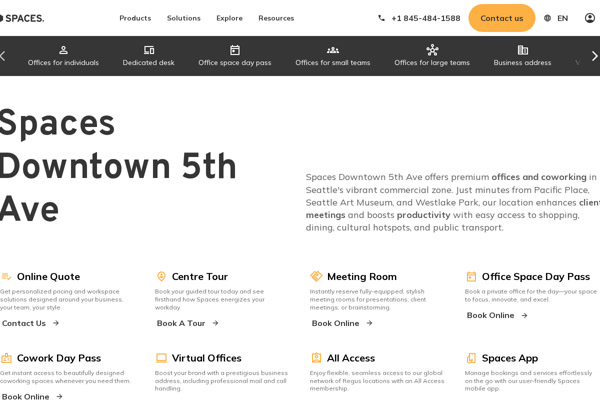 Spaces Downtown 5th Ave